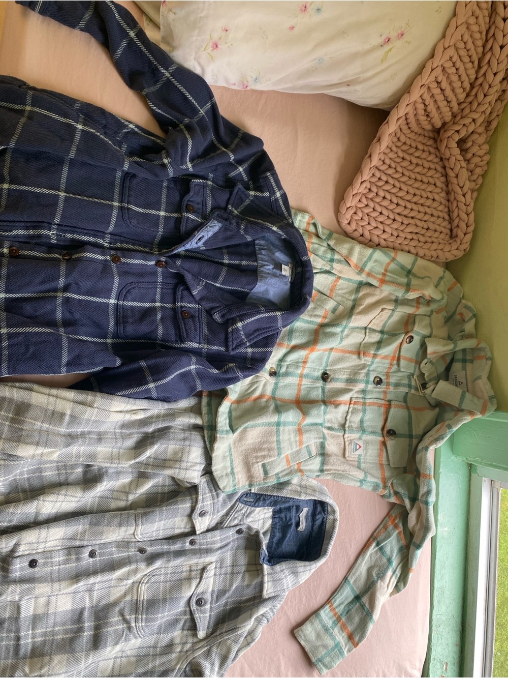 Plaid Button Up Set